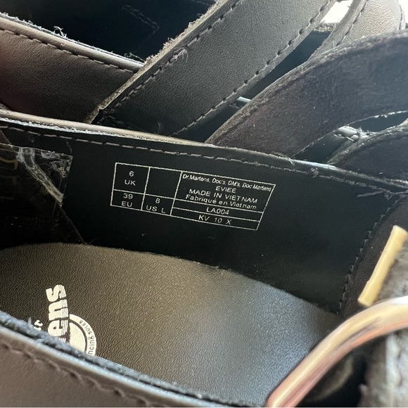 Dr. Martens Eviee Sendal Leather Heeled Shoes - Picture 9 of 16